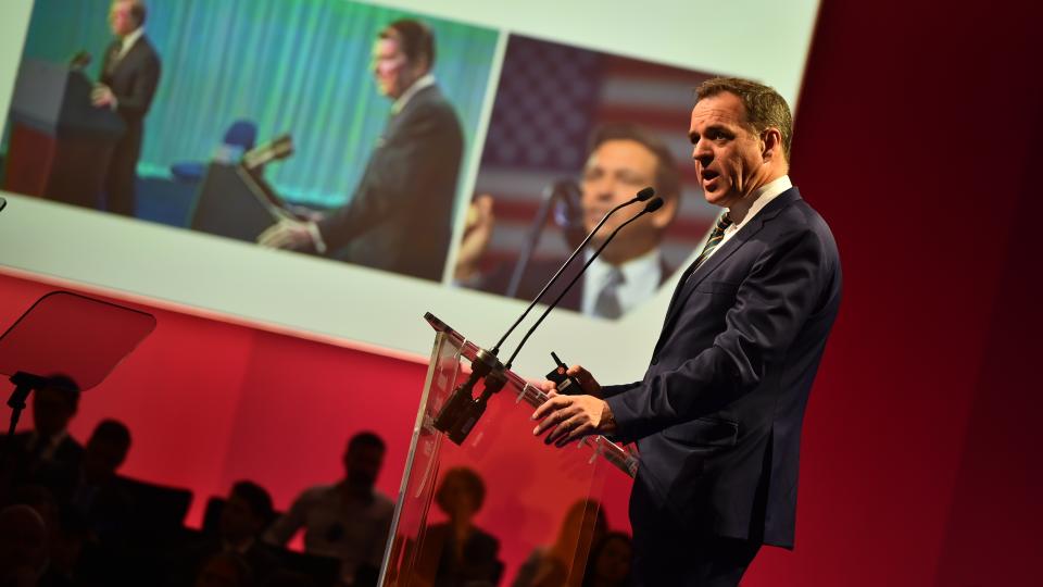 Niall Ferguson addressing the 2022 Amundi World Investment Forum in Paris Niall Ferguson addressing the 2022 Amundi World InvestmentForum in Paris