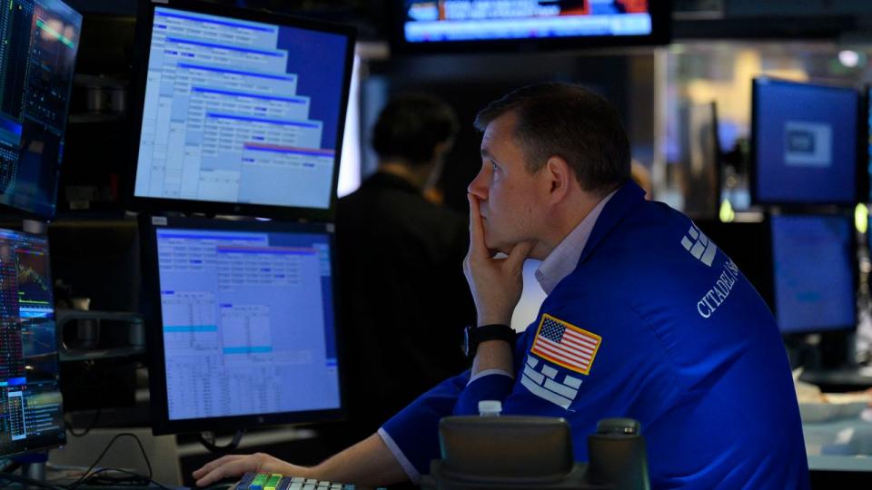 Wall Street - handelaar Wall Street - handelaar
