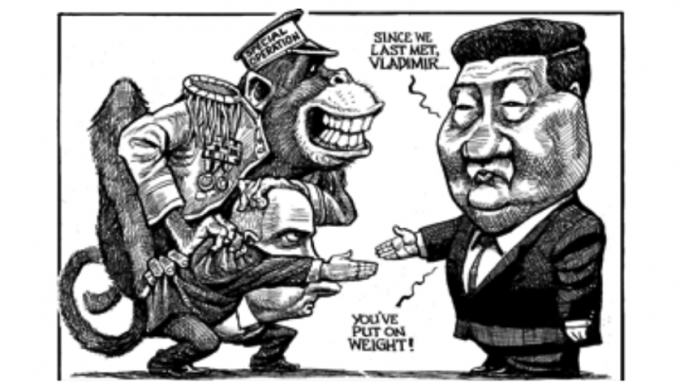 Cartoon: Xi en Poetin Cartoon: Xi en Poetin