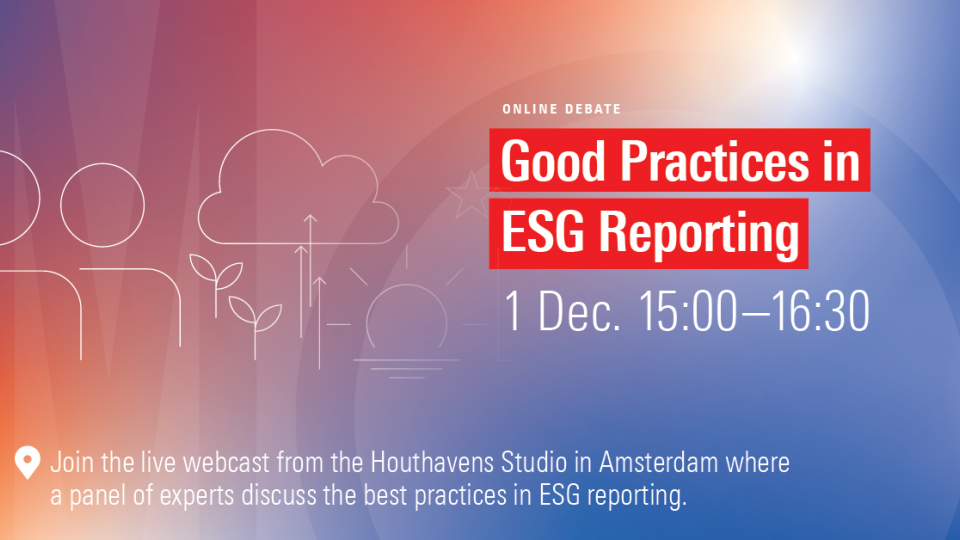 Good practices in ESG reporting: Morningstar webinar 1 Dec.