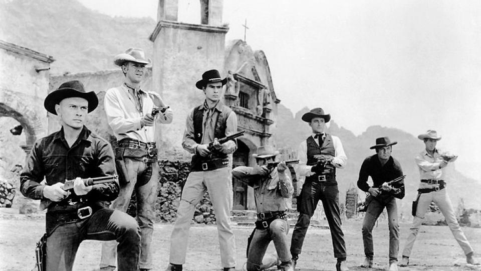 Publiciteitsfoto van de Magnificent Seven film uit 1960