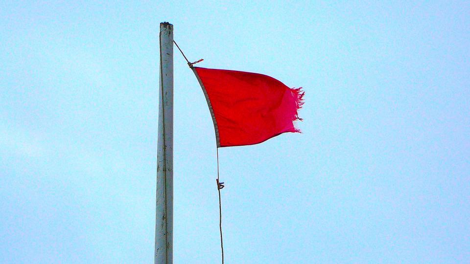 Rode vlag, foto via Flickr door Tim Green
