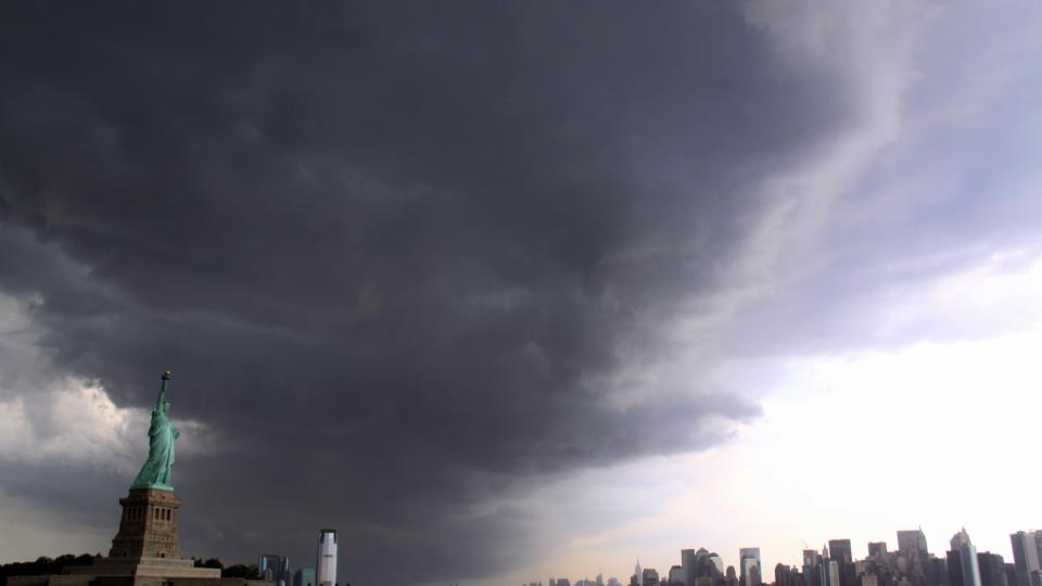 Storm in New York, foto via Flickr door Marco Fedele