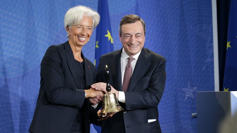 Christine Lagarde, Mario Draghi, 2019 Christine Lagarde, Mario Draghi, 2019
