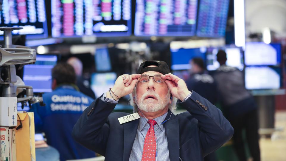 Wall Street, handelsvloer Wall Street, handelsvloer