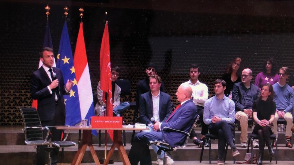 Emmanuel Macron, Den Haag Emmanuel Macron, Den Haag
