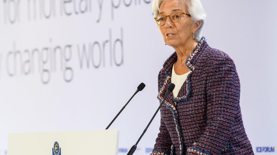 Lagarde in Sintra, foto ECB