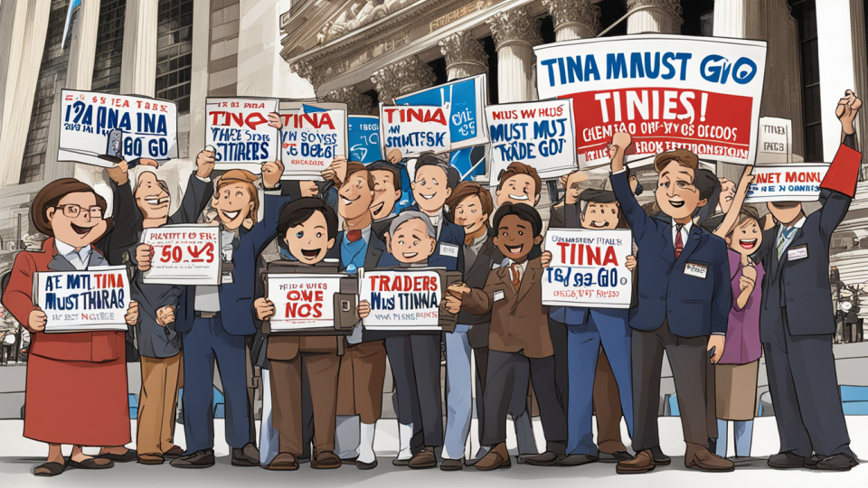 Tina must go, foto via Getimg.ai Tina must go, foto via Getimg.ai