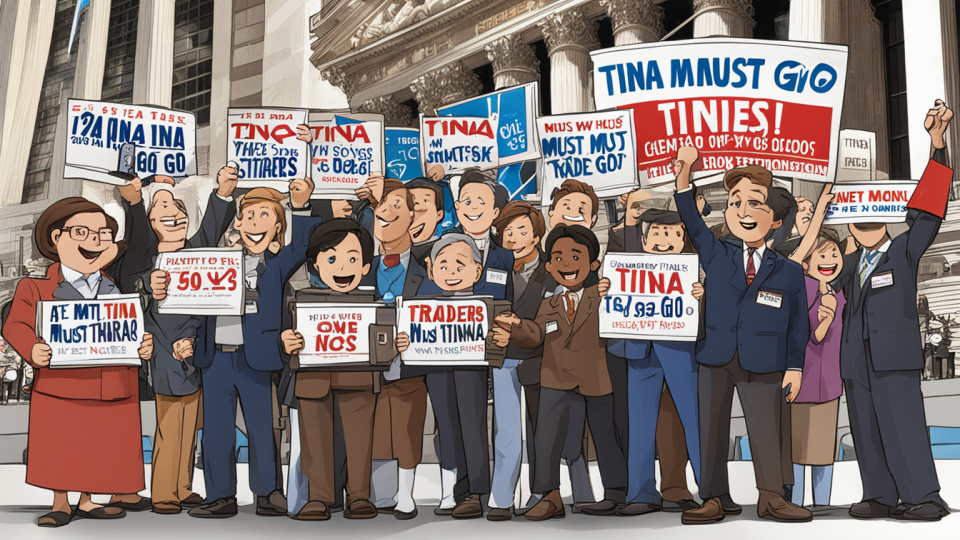 Tina must go, foto via Getimg.ai