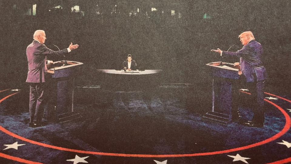 Verkiezingsdebat 2020, Biden vs Trump 