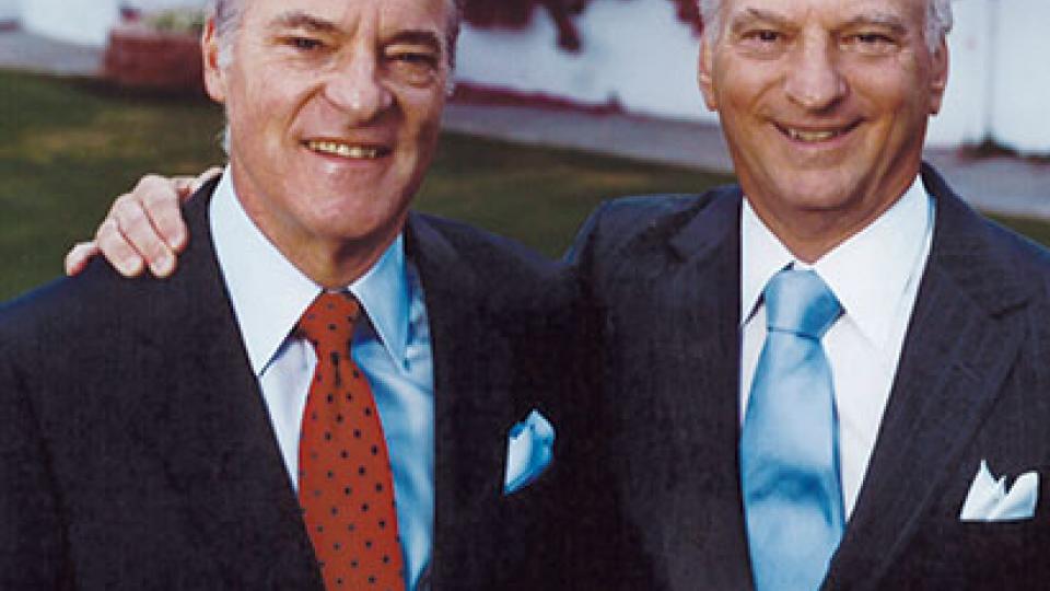 Henry Kravis en George Roberts, KKR Henry Kravis en George Roberts, KKR