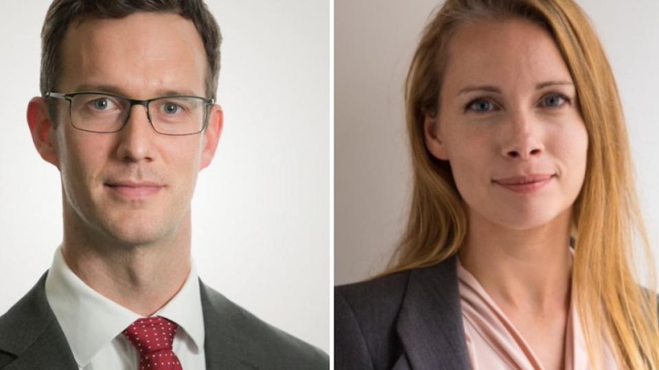 Duncan Higgs en Kathryn Saklatvala, bfinance