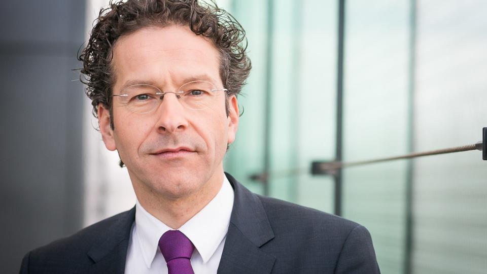 Minister Jeroen Dijsselbloem van Financiën 