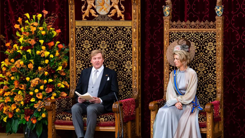 Koning spreekt Troonrede uit Koning spreekt Troonrede uit