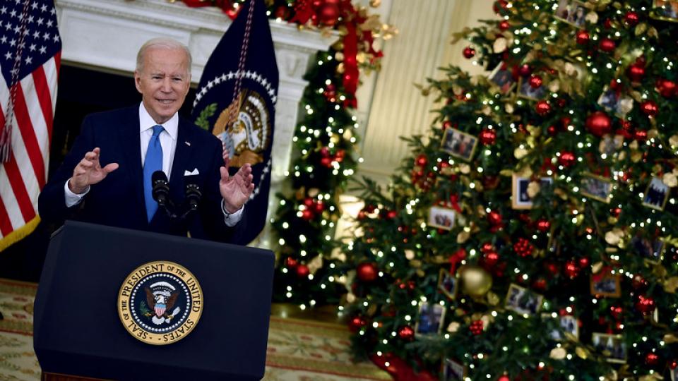 President Biden, december 2021