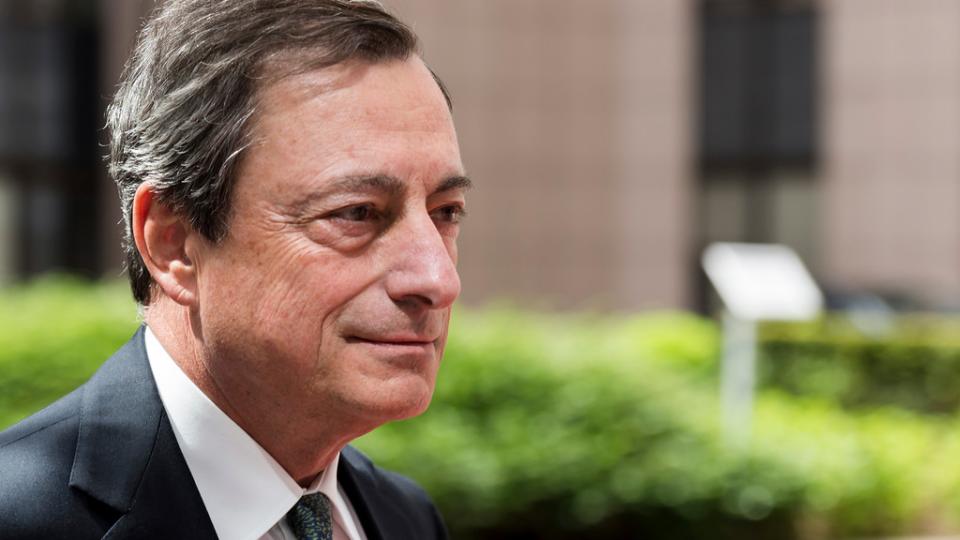 President Mario Draghi van de ECB