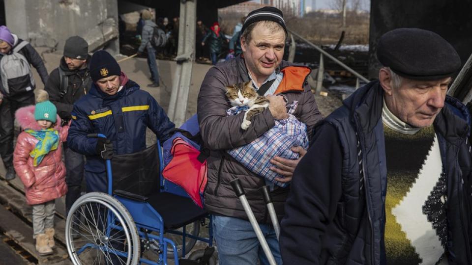 Vluchtelingen in Oekraïne 