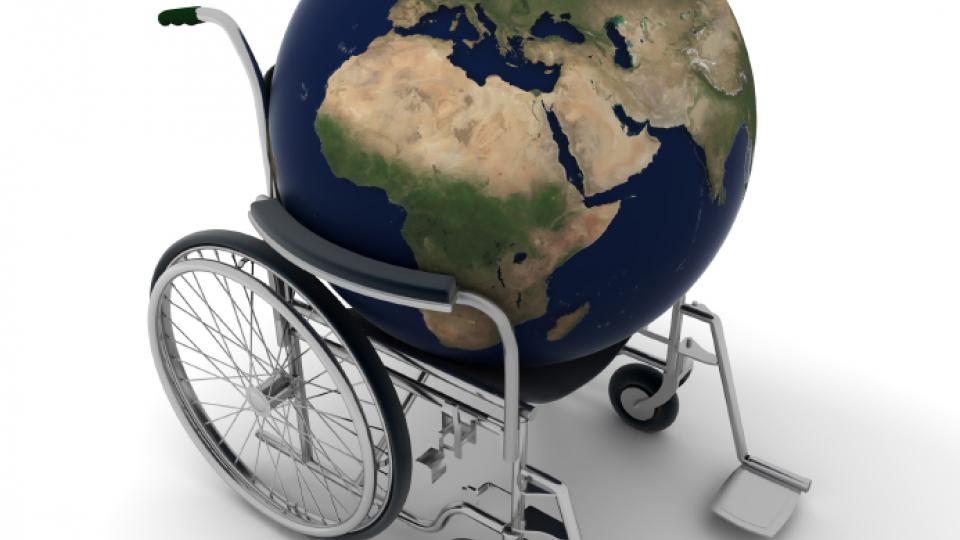 Aarde in de rolstoel