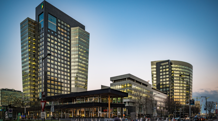 ABN Amro, hoofdkantoor in Amsterdam