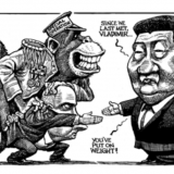 Cartoon: Xi en Poetin
