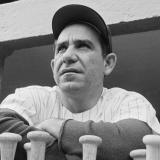 Yogi Berra in 1964 als manager van de Yankees