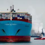 Japanse vrachtschip Carsten Maersk 