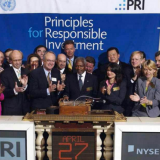 Lancering van de UN PRI op de beursvloer 